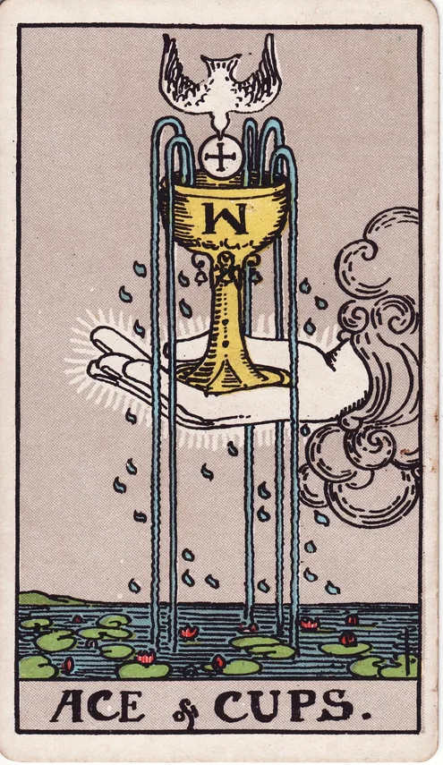Ace of Cups, Rider-Waite-Smith tarot card