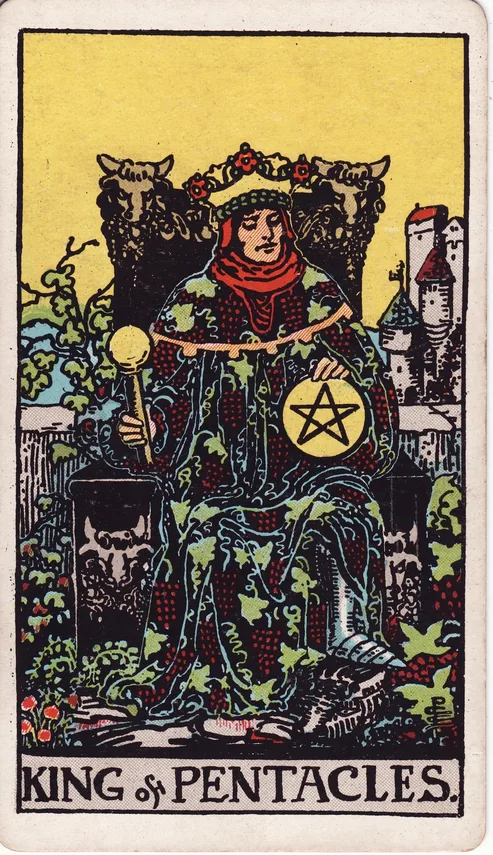King of Pentacles, Rider-Waite-Smith tarot card