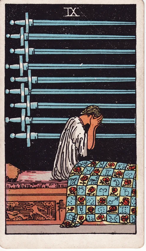 Nine of Swords, Rider-Waite-Smith tarot card
