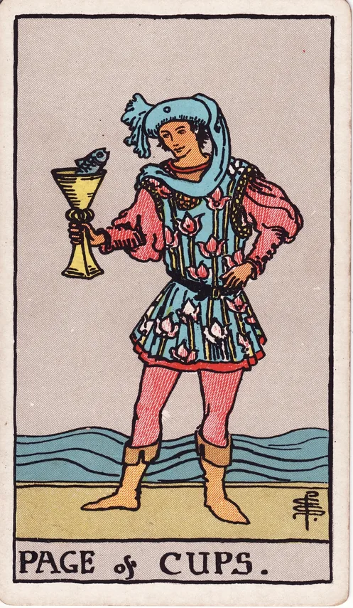 Page of Cups, Rider-Waite-Smith tarot card
