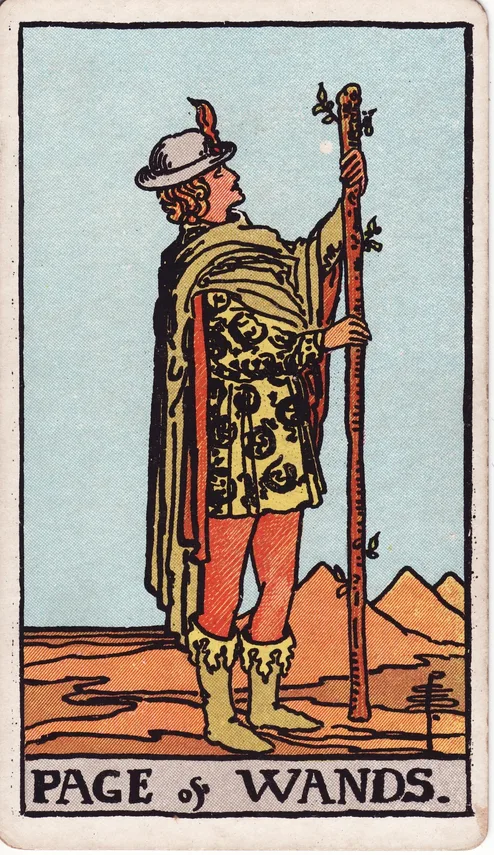 Page of Wands, Rider-Waite-Smith tarot card