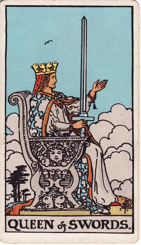 Queen of Swords, Rider-Waite-Smith tarot card