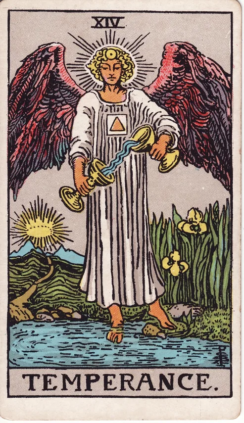 Temperance, Rider-Waite-Smith tarot card