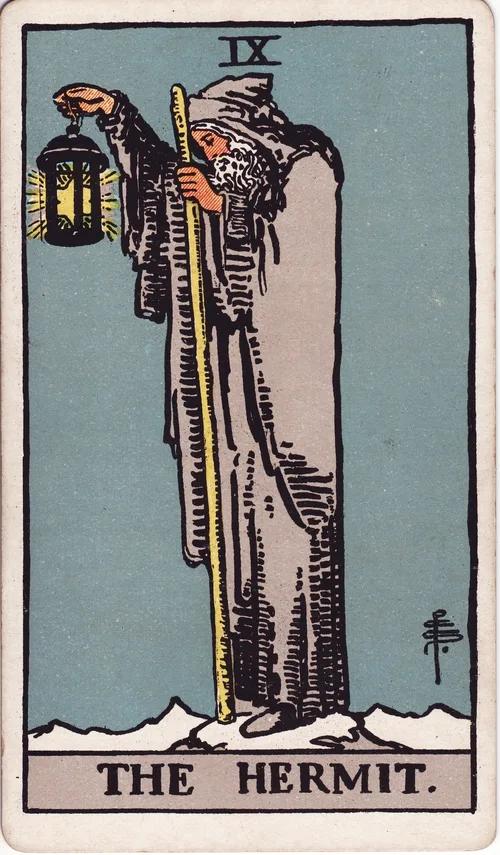 The Hermit, Rider-Waite-Smith tarot card