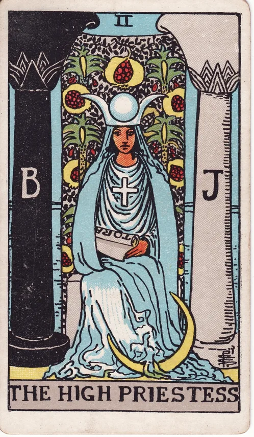 The High Priestess, Rider-Waite-Smith tarot card