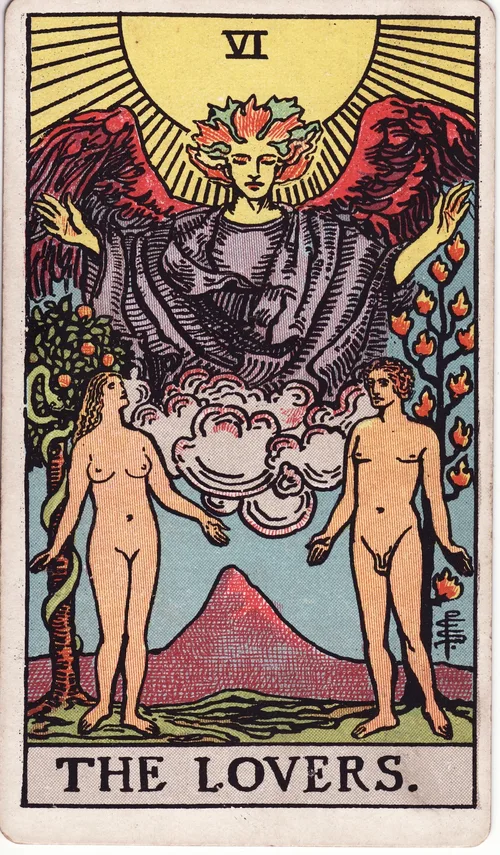 The Lovers, Rider-Waite-Smith tarot card