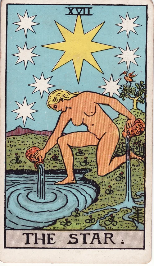 The Star, Rider-Waite-Smith tarot card
