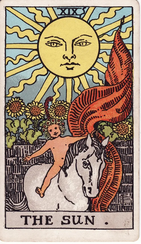 The Sun, Rider-Waite-Smith tarot card