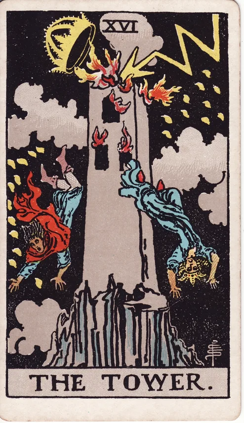 The Tower, Rider-Waite-Smith tarot card