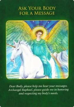 Archangel Raphael Healing Oracle Cards cover