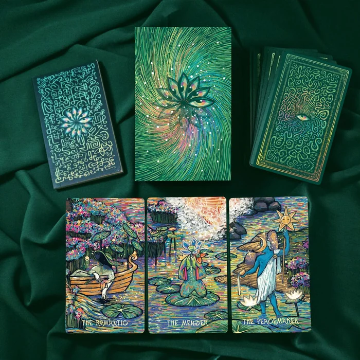 The Cosma Visions Oracle Deck & Prisma Visions Tarot Book cover